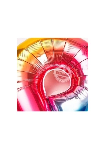 Rakam Balon Karşılama Seti 7 Yaş Gökkuşağı Renkleri Rakam Balon Altın Taçlı 7 Rakamlı Balon modelleri