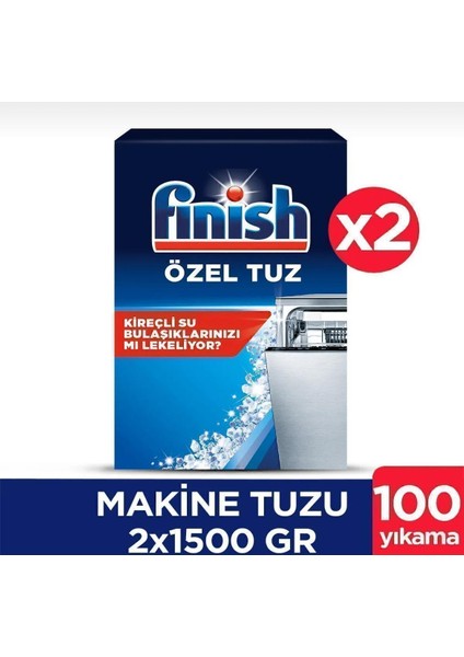 Kireç Kalıntılarına Karşı Koruyucu Bulaşık Makinesi Tuzu 3000 gr