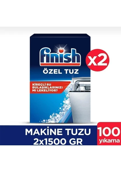 Kireç Kalıntılarına Karşı Koruyucu Bulaşık Makinesi Tuzu 3000 gr