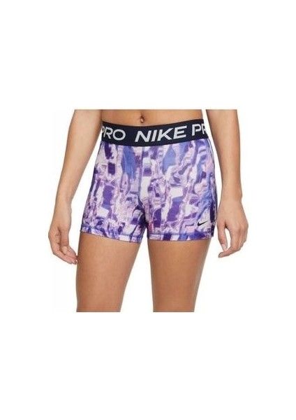 Dri-Fıt Women's Mid-Rise All-Over Print Shorts (DQ5573-430) Kadin Pro Tayt