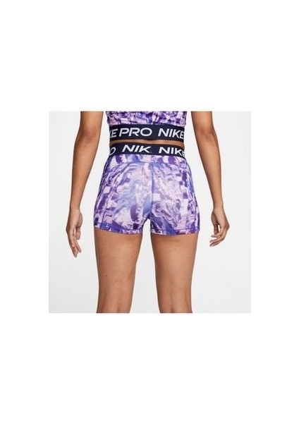 Dri-Fıt Women's Mid-Rise All-Over Print Shorts (DQ5573-430) Kadin Pro Tayt