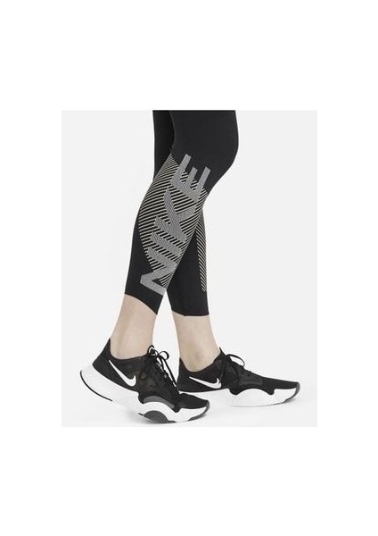 High-Waisted 7/8 Graphic Leggings Kadın Tayt indirimleri