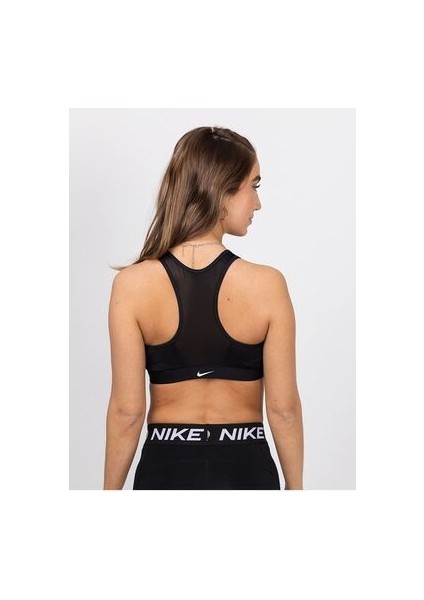 Swoosh Orta Destekli Dolgulu Önü Fermuarlı Kadın Spor Sütyeni fırsatları