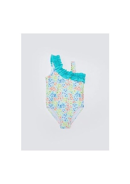 Baby Askılı Baskılı Kız Bebek Mayo