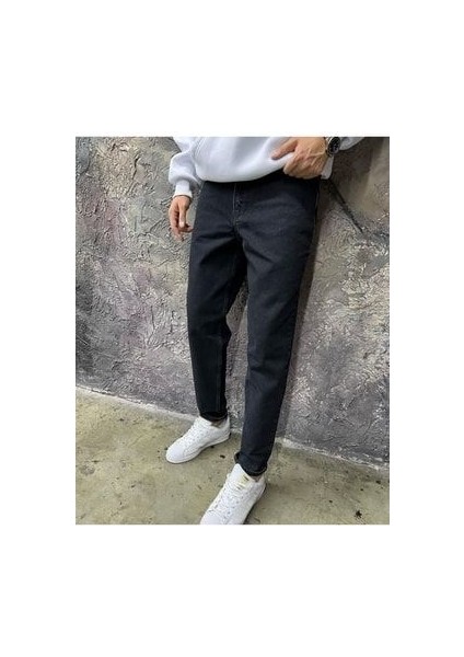 Erkek Mom Boyfiret Slouchy Jeans Mom Kalıp Rıkrasız fiyatları