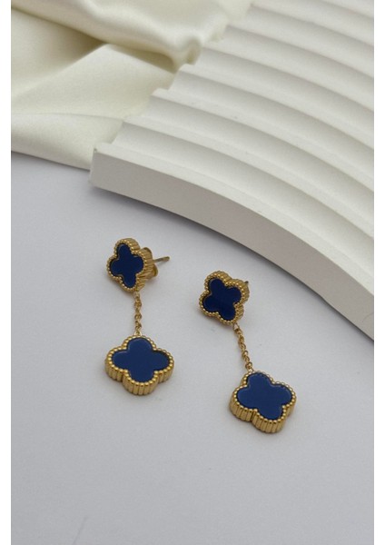 V Cleef Blue Küpe