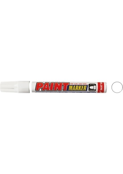 Paınt Marker Beyaz Bilyalı 1 Paket 12 Adet