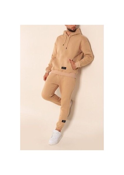Erkek Oversize 3 Iplik Jogger Eşofman Takımı