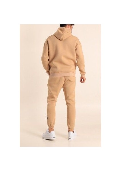 Erkek Oversize 3 Iplik Jogger Eşofman Takımı