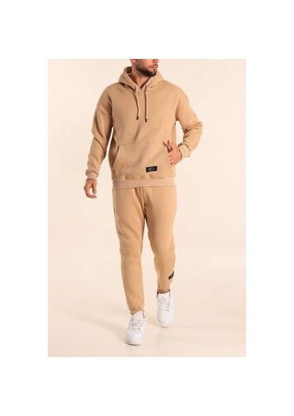 Erkek Oversize 3 Iplik Jogger Eşofman Takımı