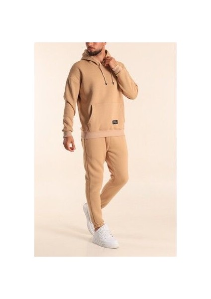 Erkek Oversize 3 Iplik Jogger Eşofman Takımı
