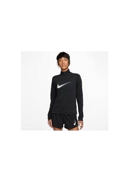Dri-Fıt Swoosh Çeyrek Fermuarlı Uzun Kollu Kadın Koşu Tişört DX0952-010 fiyatları