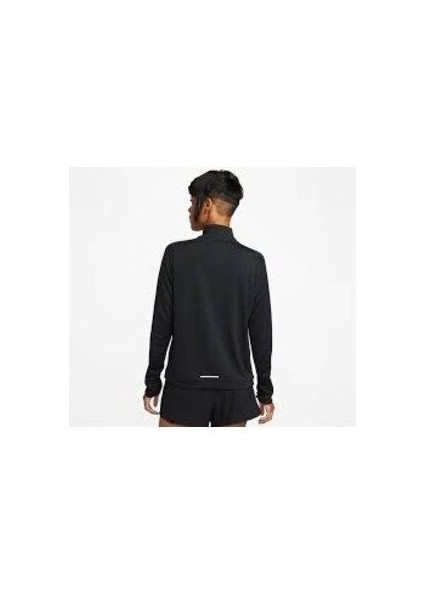 Dri-Fıt Swoosh Çeyrek Fermuarlı Uzun Kollu Kadın Koşu Tişört DX0952-010 fırsatları