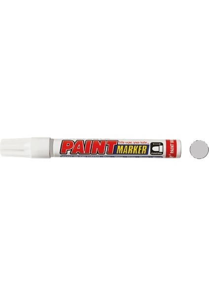 Paınt Marker Gümüş Bilyalı 1 Paket 12 Adet