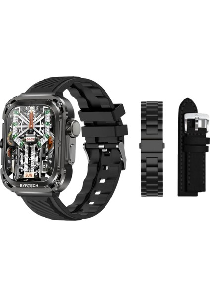 LG67 Max Gps/nfc/siri Destekli 3 Kordonlu Military Edition Sporcu Akıllı Saati