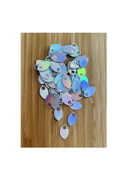 Kaplama Akrilik Plastik Balık El Işleme Pul. 20 Gram.