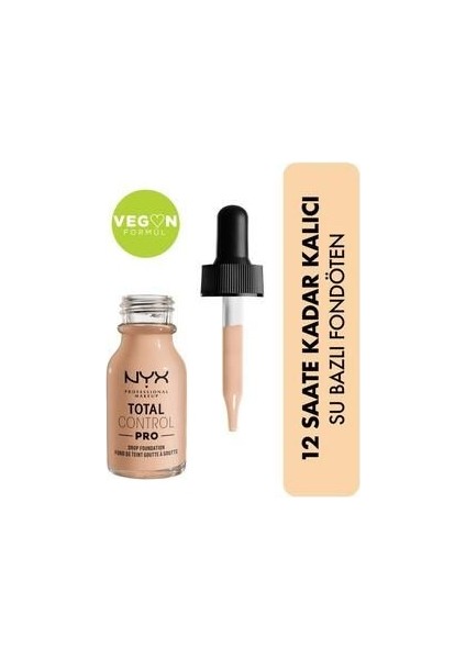 NYX Professional Makeup Total Control Pro Drop Foundation Light - Fondöten