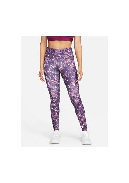 Dri-Fit Epic Fast Mid-Rise Printed Running Kadın Tayt DM7318-642