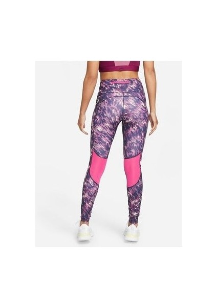 Dri-Fit Epic Fast Mid-Rise Printed Running Kadın Tayt DM7318-642 fiyatları