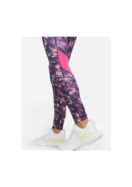 Dri-Fit Epic Fast Mid-Rise Printed Running Kadın Tayt DM7318-642 modelleri
