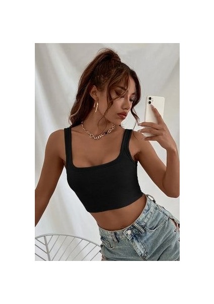 Askılı Kadın Crop Top Büstiyer fırsatları