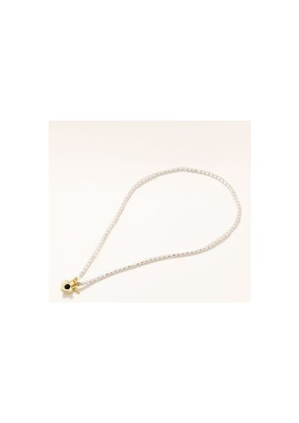 18 Ayar Altın Kaplama Gümüş Mini Natürel Incili T Kilit Kolye fiyatları