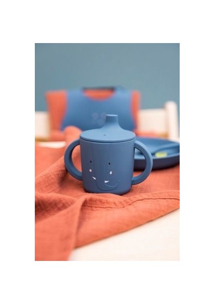 Sılıcone Sıppy Cup Mrs.elephant - Silikon Bebek Suluğu
