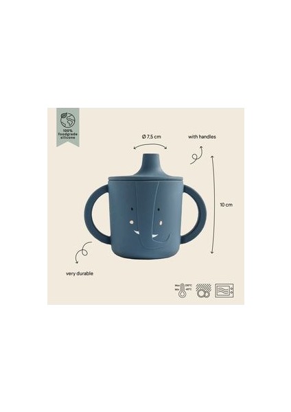 Sılıcone Sıppy Cup Mrs.elephant - Silikon Bebek Suluğu modelleri