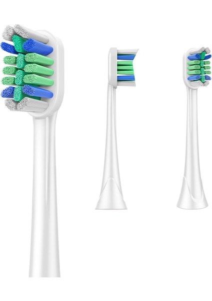 Super Set - V Clean Sonic Soft Temizlik - Philips Sonicare Uyumlu 8 Adet Yedek Başlık