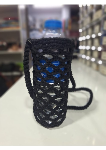 Renkli Ilmekler Örgü Cotton Makrome Ipten 0.50 ml Su Taşıma Kapasiteli Suluk