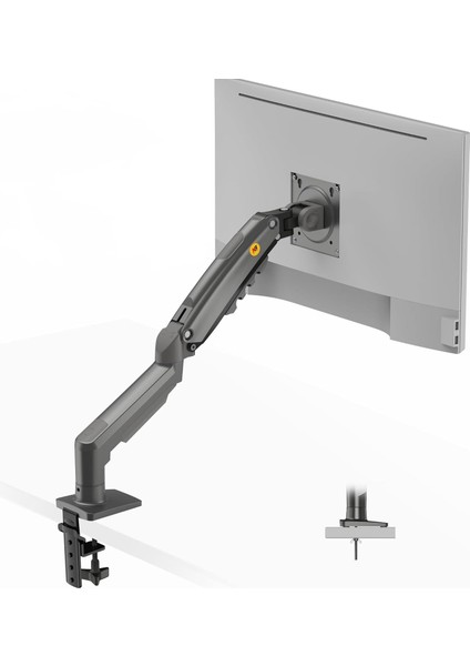 F80 17"-30" Amortisörlü 2-9 kg Monitör Standı 2024 Gray Edition