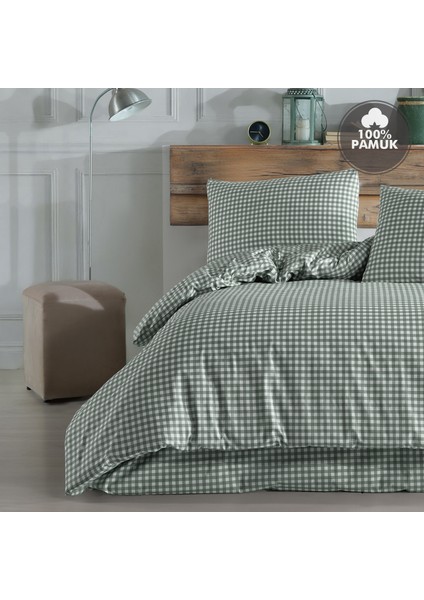 Mini Kare %100 Pamuk Tek Kişilik Nevresim Takımı