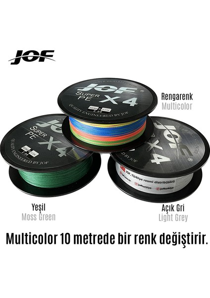 JOF 4 Kat Örgü İp Misina - X4 300 Metre