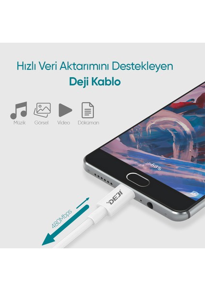 Huawei Şarj Aleti Mate 9 Lite / P9 Lite Mini / P8 Lite/ P Smart 2019-2020 / Enjoy 7 Plus Micro USB modelleri