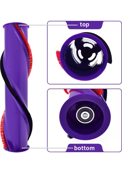 Dyson V10 Için Halı Temizleme Fırçası , Başlık Için Rulo Fırça