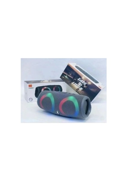 Bluetooth Speaker Şarjlı Taşınabilir Kablosuz Hoparlör Sd Kart USB Aux Fm Radyo Charge5
