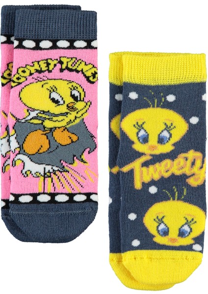 Kız Çocuk 2'li Çorap 2-12 Yaş Pembe fiyatları