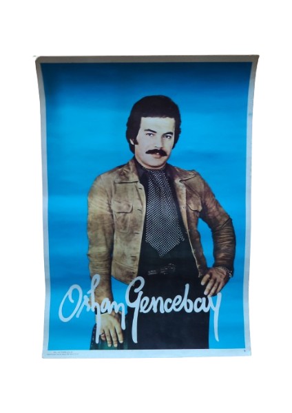 1980’Lİ Yıllara Ait Karton Baskı Orhan Gencebay Büyük Boy Posteri 70*50 cm