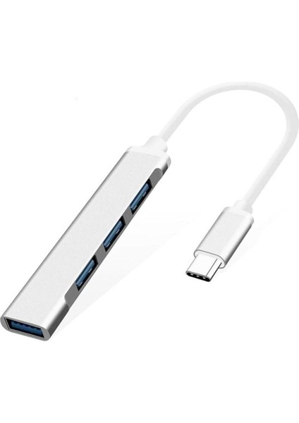 Type-C To USB Hub Çevirici Dönüştürücü Çevirme Aparatı Type C USB 3.0