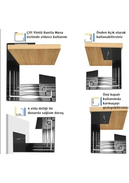Altı Kablo Yönetim Tepsisi -Kanalı modelleri