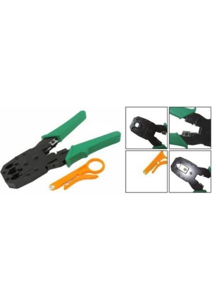 RJ45 RJ11 Cat5 Cat6 Network Jack Pensesi Universal Pense PL-8955
