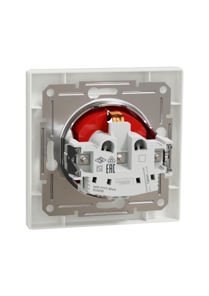 Schneider - Asfora Çocuk Korumalı Kırmızı Gövdeli Beyaz Çerçeveli – EPH2900521 modelleri