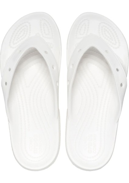 Classic Flip V2 Unisex Terlik Yaz İçin Hafif Beyaz Malzeme ile Düz Tasarım fırsatları