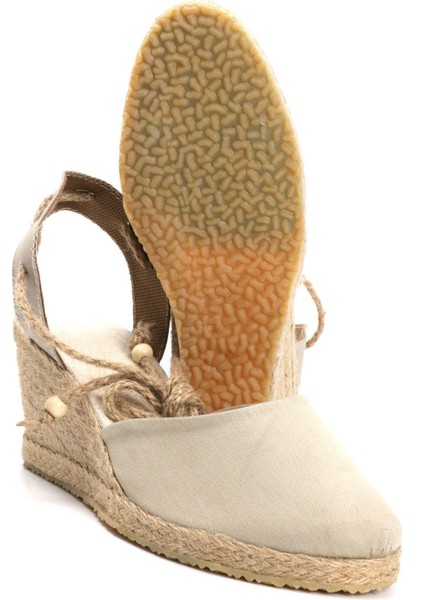 Elişi Bej Kadın Dolgu Topuk Espadril Handmade indirimleri