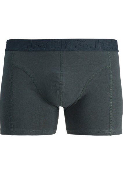 Jacjonah Flower Trunks 3 Pack Sn Erkek Yeşil Boxer 12263722-21