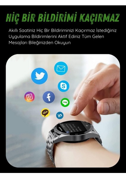 Watch GT3 Pro 46mm Siyah Amoled Ekranlı Spor Çelik Kasa Erkek Akıllı Saat Sesli Görüşmeli NFC, GPS, Spor Takibi, Sağlık Ölçümü Android İos iphone Huawei Uyumlu 8-9 Howear