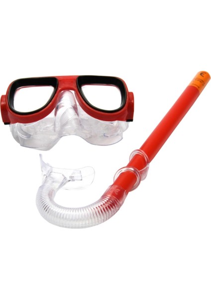 M25S80 Kartela Oval Gözlüklü Şnorkel Set - Çocuk