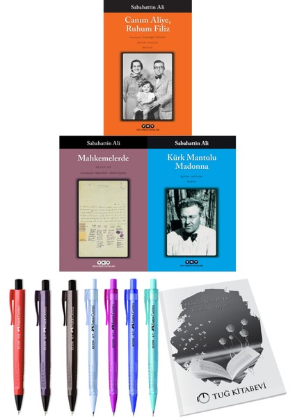 Sabahattin Ali Canım Aliye, Ruhum Filiz - Mahkemelerde - Kürk Mantolu Madonna 3lü Set
