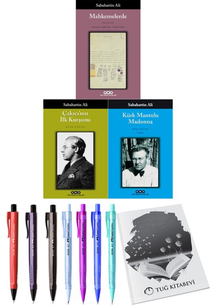 Sabahattin Ali Mahkemelerde - Çakıcının İlk Kurşunu - Kürk Mantolu Madonna 3lü Set