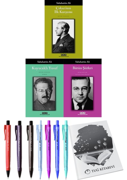 Sabahattin Ali Çakıcının İlk Kurşunu - Kuyucaklı Yusuf - Bütün Şiirleri 3lü Set